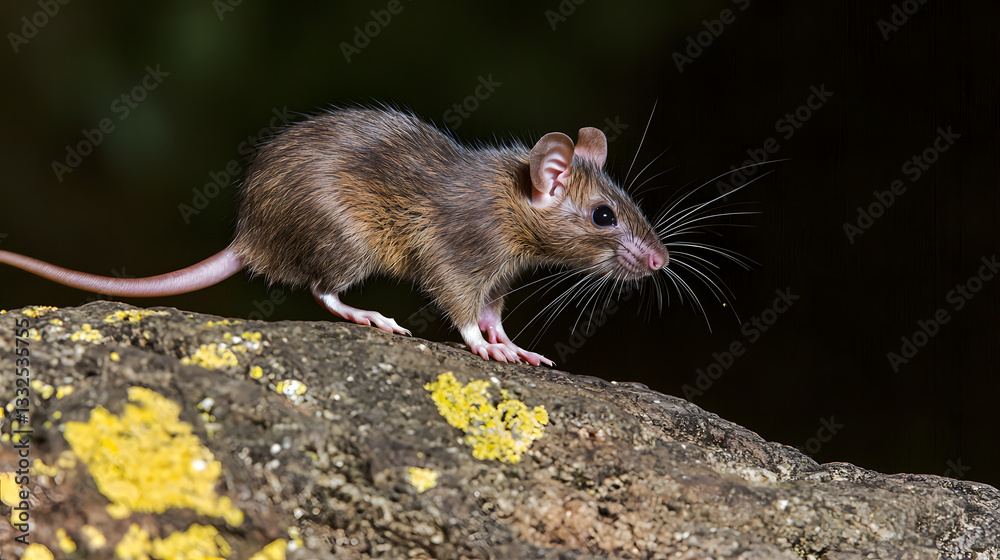 A rat lurking in the shadows, a potential disease carrier, symbolizing the threat of zoonotic diseases and environmental health risks.
A rat lurking in the shadows, a potential disease carrier, symbolizing the threat of zoonotic diseases and environmental health risks.