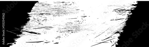 Vektor Hintergrund Rahmen abstrakt mit Rissen und Kratzern - Design Element Ebene - Überlagerung Vektorgrafik black