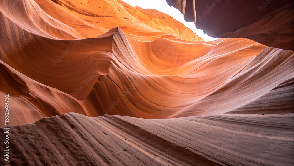 Obraz premium Antelope Canyon lights and rocks arizona usa