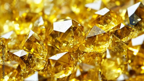 The background is filled with densely packed yellow diamonds. V1