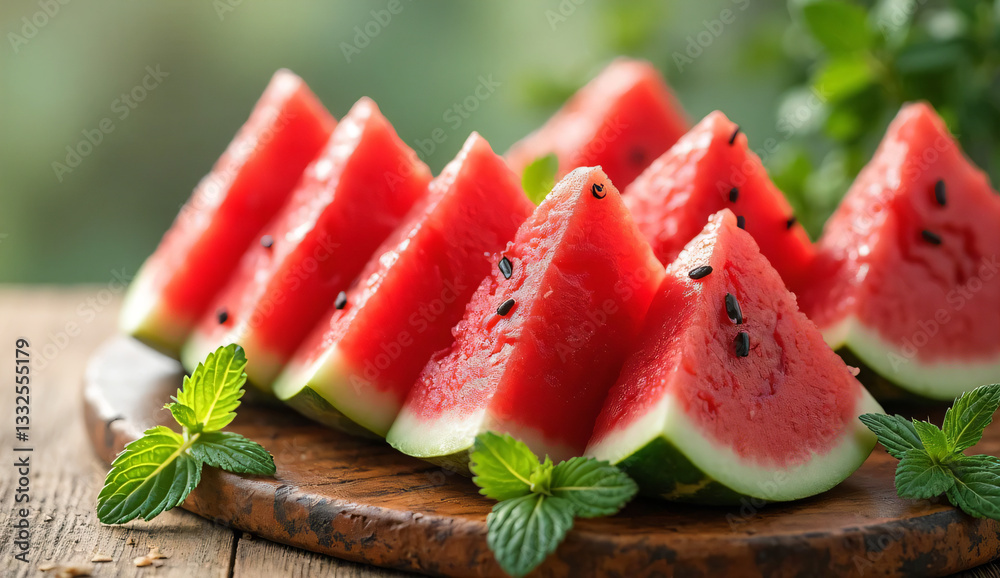 Fresh Watermelon Slices Fresh Watermelon Slices