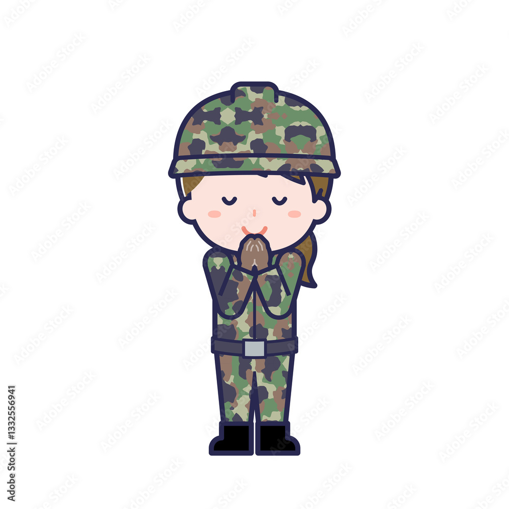 自衛隊員/女性 24 自衛隊員/女性 24