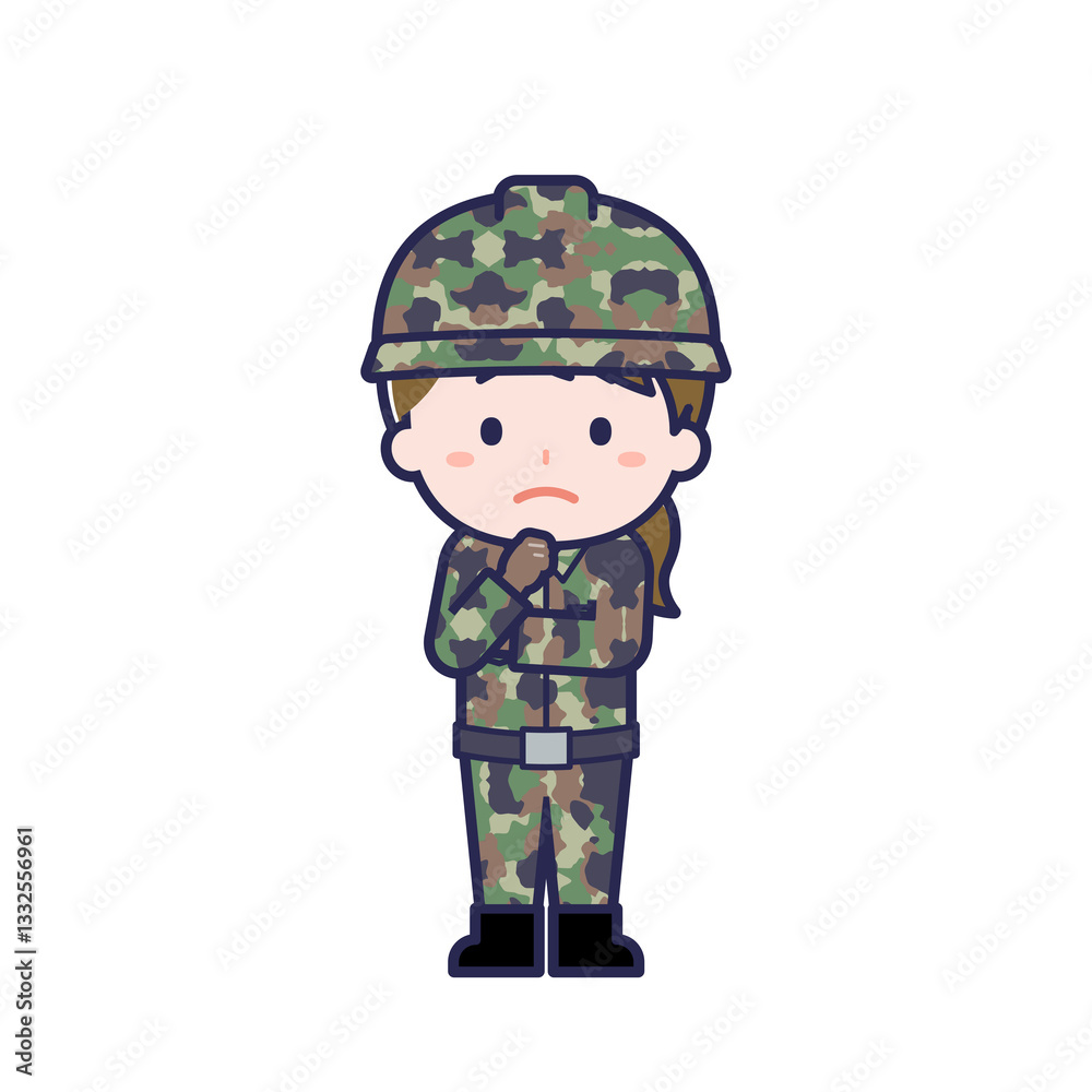 自衛隊員／女性 25