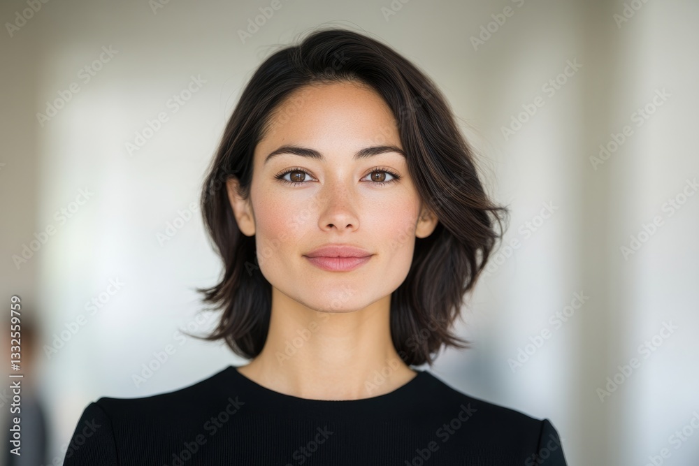 portrait of person representing sales or marketing profession with blurred background minimalistic style portrait of person representing sales or marketing profession with blurred background minimalistic style