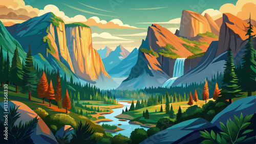 Yosemite Valley, Yosemite National Park, California USA