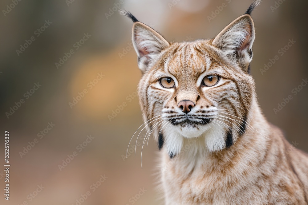 capture mesmerizing gaze of wild cat close-up shot highlighting its eyes and fur detail with soft blurred background