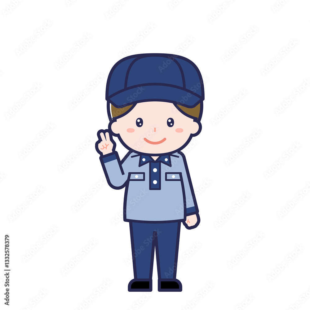 郵便配達員/男性 14 郵便配達員/男性 14
