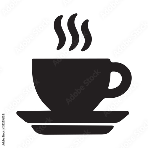 Creative Coffee Silhouette Vector Illustration for Branding and Art
