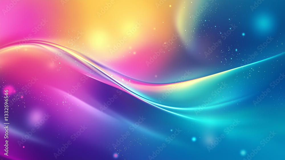 Vibrant colorful abstract light streaks with fluid motion, dreamy futuristic digital background Vibrant colorful abstract light streaks with fluid motion, dreamy futuristic digital background