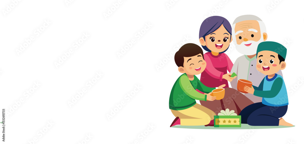 Joyful Family Celebration: Cherishing Moments of Love and Generosity Joyful Family Celebration: Cherishing Moments of Love and Generosity