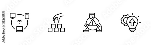  Business Model Innovation icons Set