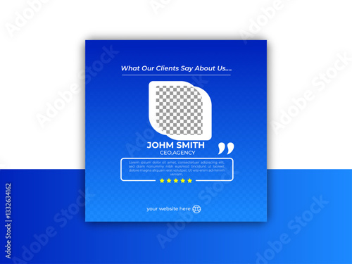 client testimonial design feedback design
