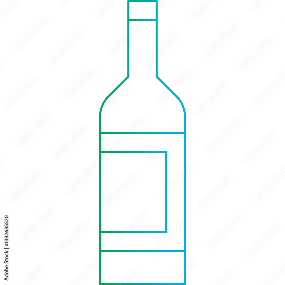 Drink Bottle icon single vector illustration Drink Bottle icon single vector illustration