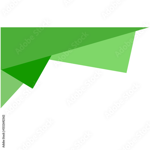 Wallpaper Mural green shape plane illustration Torontodigital.ca