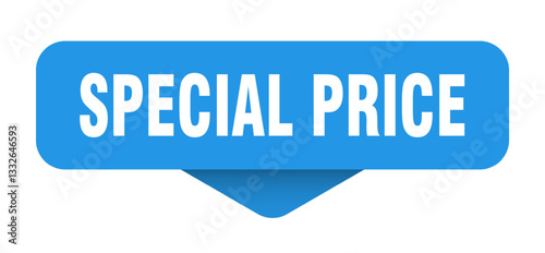 special price sticker. special price sign on transparent background