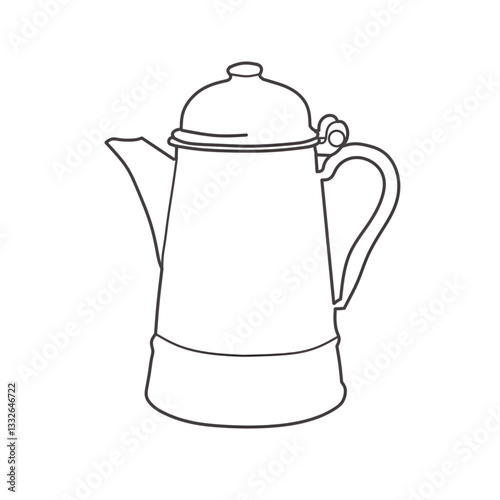 kettle isolated on white background