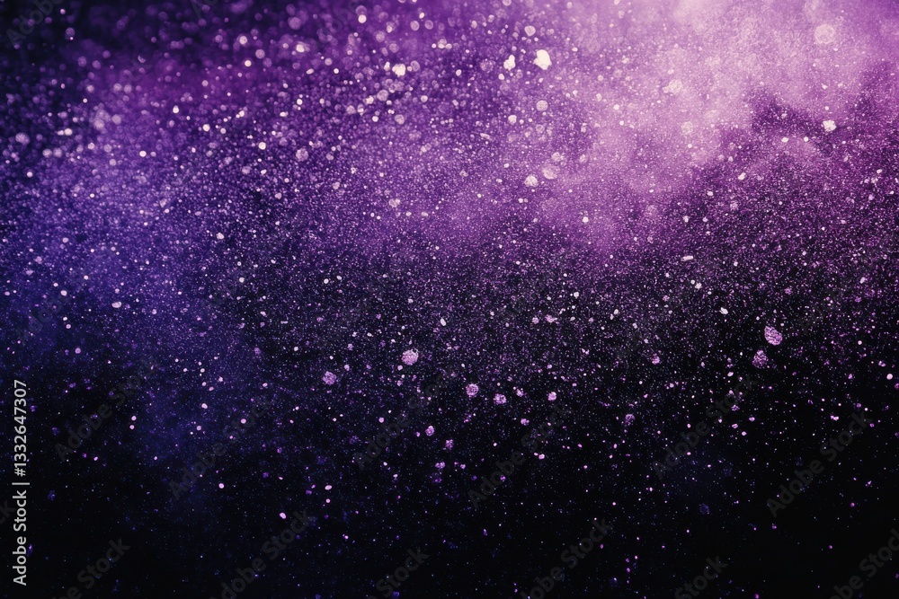 Fototapeta premium Purple and black gradient background with smooth noise texture effect and copy space