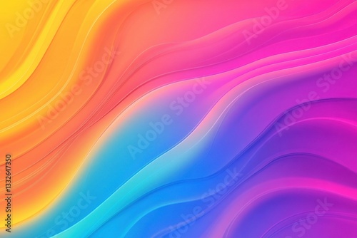 Wallpaper Mural Vibrant rainbow color gradient swirl background for a poster cover or web header design Torontodigital.ca