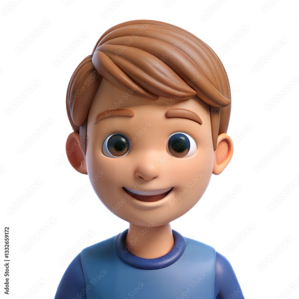 Obraz premium little boy with a big smile. Happy little boy. 