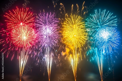 Spectacular Holiday Fireworks Night Show