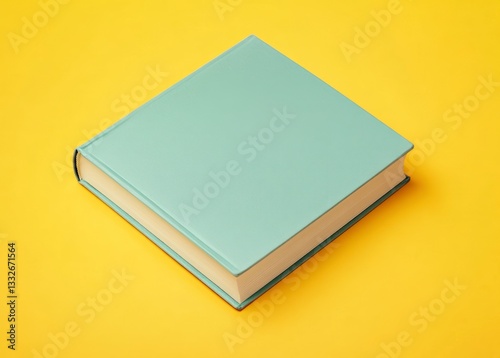 Wallpaper Mural Closed Book on Yellow Background Reading Concept for Education Torontodigital.ca