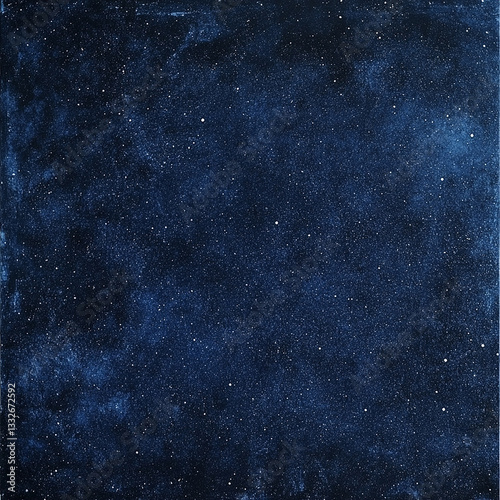 plain simple Soft medium navy blue wall background with an extremely subtle and sparse starfield effect Made with generative AI
