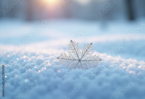 detailed macro showcasing intricate unique snowflake designs beautiful patterns shapes tranquil surface, ice, crystal, beauty, texture, winter, uniqueness