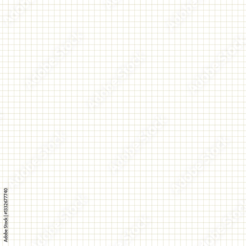 Graph paper. Printable squared grid paper with color horizontal lines. Geometric background for school, textures, notebook, diary. Realistic lined paper blank size reversal A5.