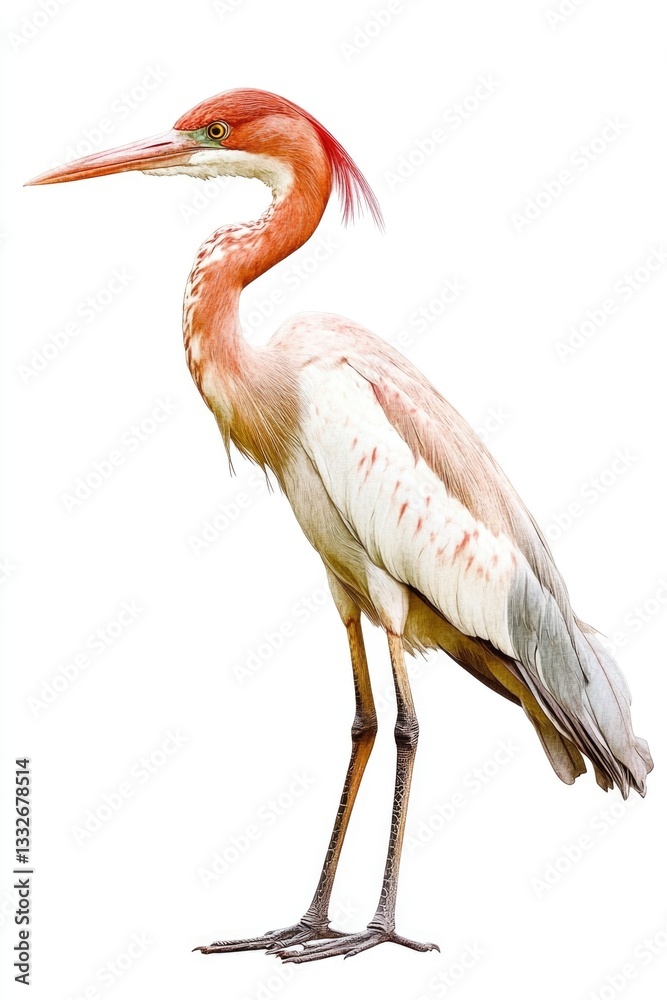 Fototapeta premium Crane, Bird, Standing Wildlife