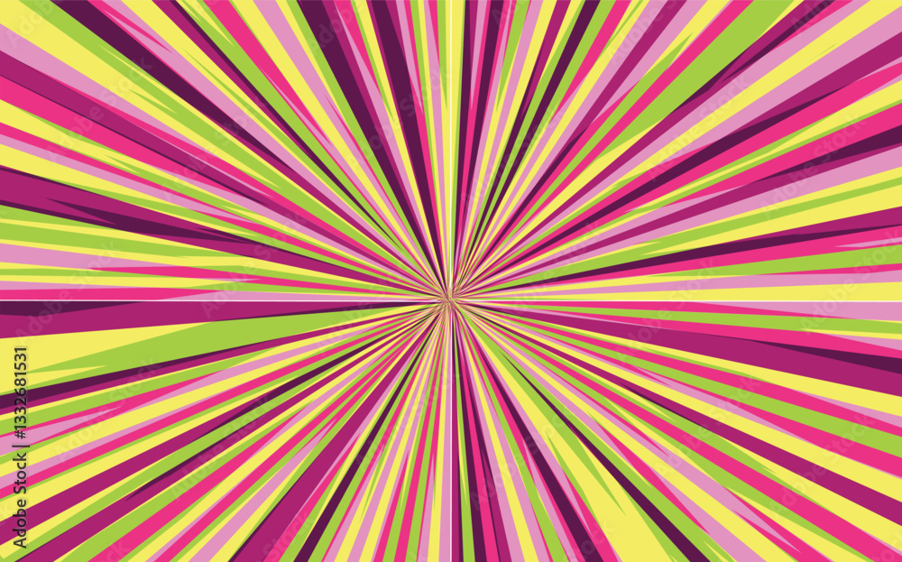 Pop art radial colorful comics book magazine cover. Striped blue digital background. Cartoon funny retro pattern strip mock up. Vector halftone illustration. Sunburst, starburst shape. Pop art radial colorful comics book magazine cover. Striped blue digital background. Cartoon funny retro pattern strip mock up. Vector halftone illustration. Sunburst, starburst shape.