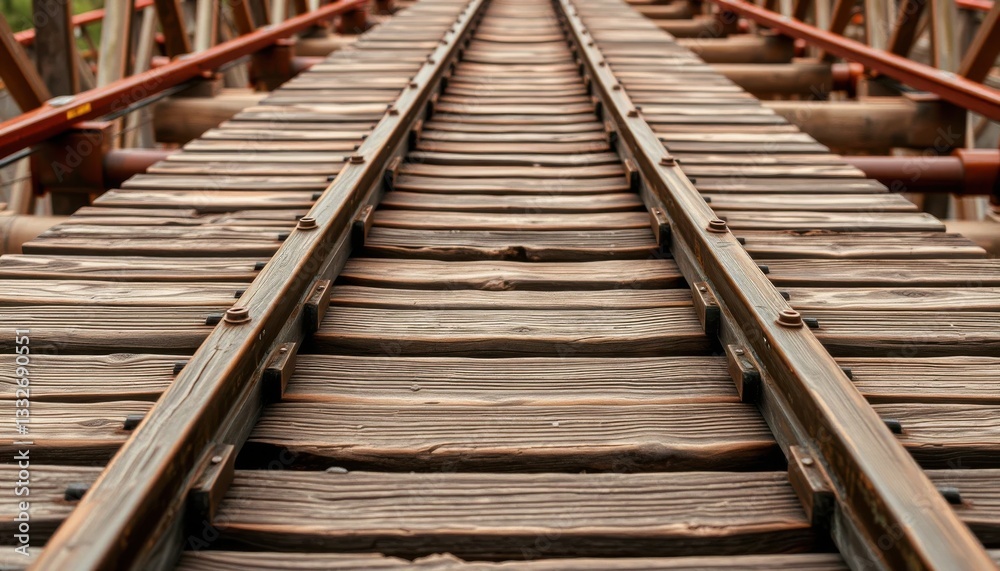 Exploring historic train tracks wooden railway bridge nature landscape photography perspective journey Exploring historic train tracks wooden railway bridge nature landscape photography perspective journey