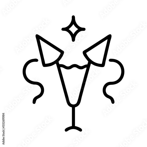 anniversary special occasions icon, anniversary special occasions flat illustration - simple vector illustration of anniversary special occasions , perfect for icons and logos