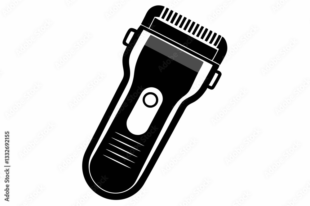 electric shaver line art silhouette vector illustration electric shaver line art silhouette vector illustration