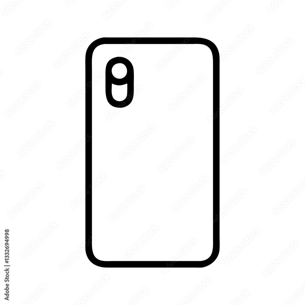 back view of smartphone icon, back view of smartphone flat illustration - simple vector illustration of back view of smartphone , perfect for icons and logos back view of smartphone icon, back view of smartphone flat illustration - simple vector illustration of back view of smartphone , perfect for icons and logos