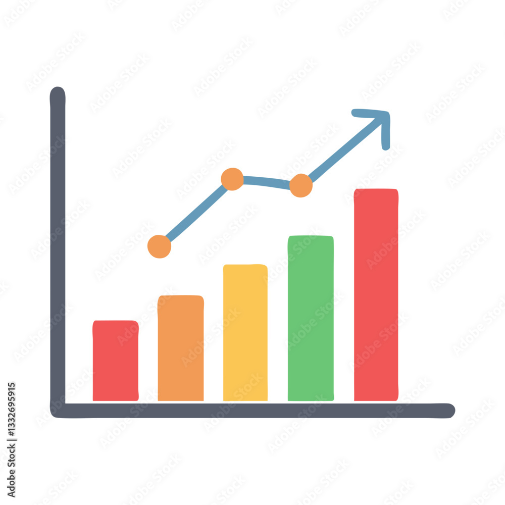 bar chart growth icon, bar chart growth flat illustration - simple vector illustration of bar chart growth , perfect for icons and logos bar chart growth icon, bar chart growth flat illustration - simple vector illustration of bar chart growth , perfect for icons and logos