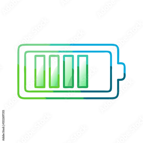 battery level indicator low icon, battery level indicator low flat illustration - simple vector illustration of battery level indicator low , perfect for icons and logos