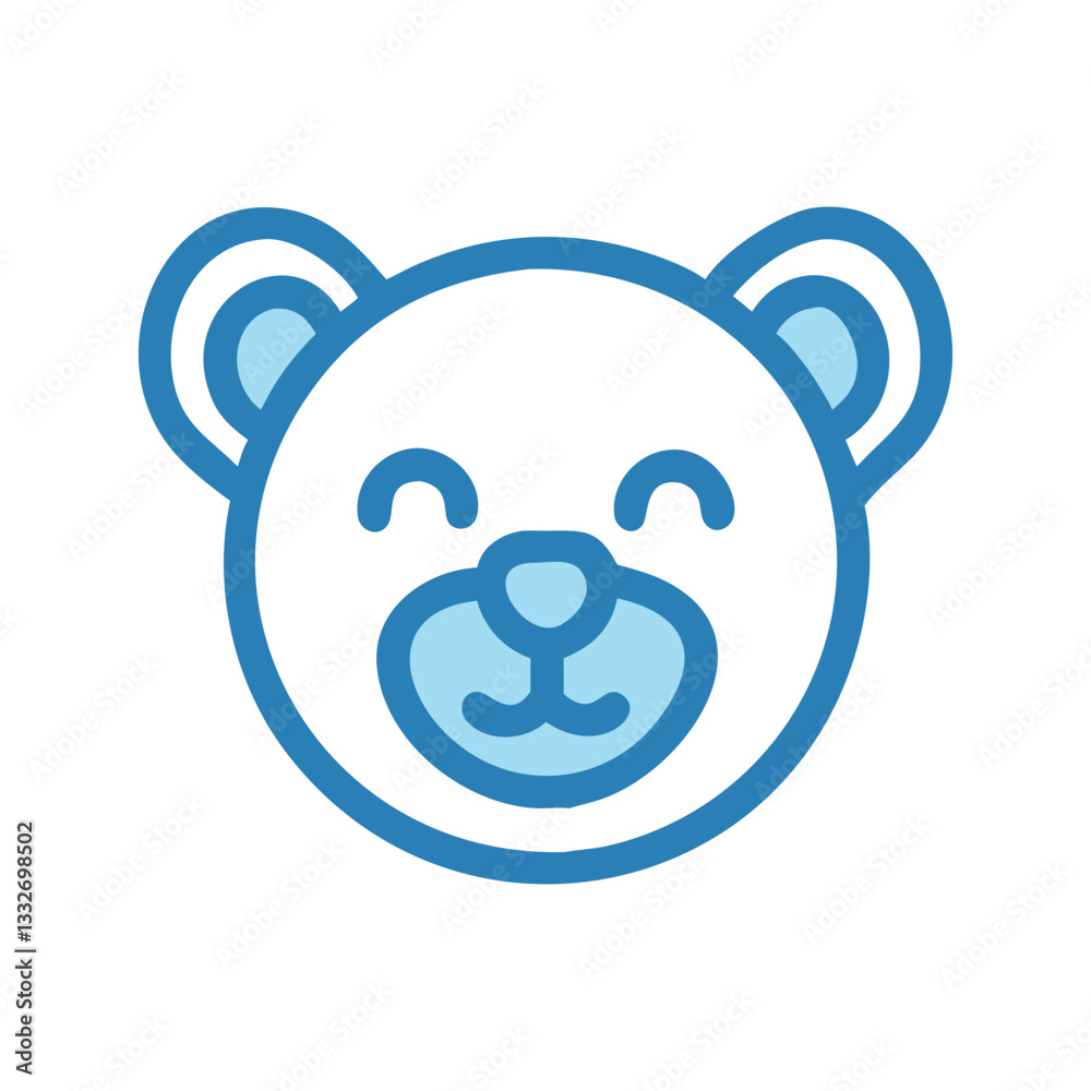 bear icon, bear flat illustration - simple vector illustration of bear , perfect for icons and logos bear icon, bear flat illustration - simple vector illustration of bear , perfect for icons and logos