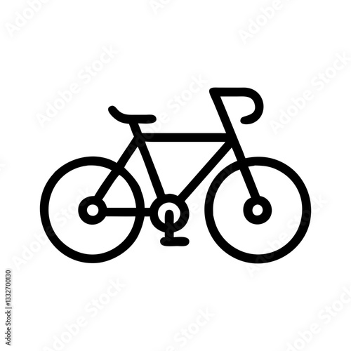 bicycle icon, bicycle flat illustration - simple vector illustration of bicycle , perfect for icons and logos
