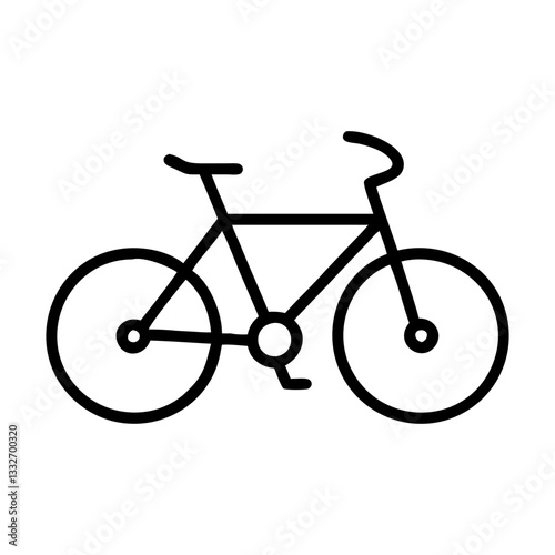 bicycle icon, bicycle flat illustration - simple vector illustration of bicycle , perfect for icons and logos