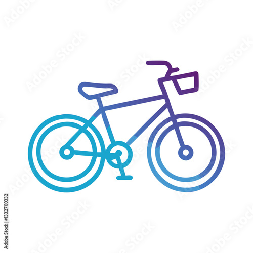bicycle icon, bicycle flat illustration - simple vector illustration of bicycle , perfect for icons and logos