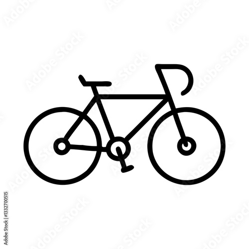 bicycle icon, bicycle flat illustration - simple vector illustration of bicycle , perfect for icons and logos