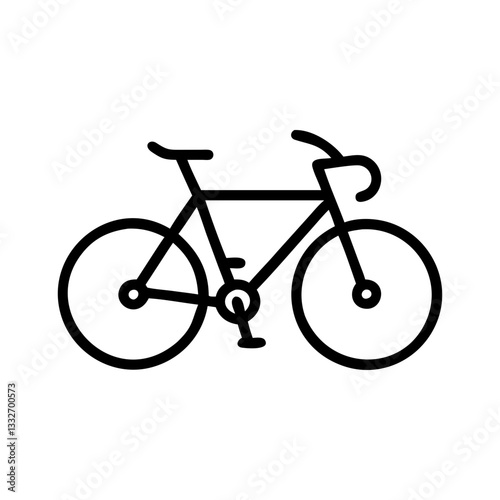 bicycle ride icon, bicycle ride flat illustration - simple vector illustration of bicycle ride , perfect for icons and logos