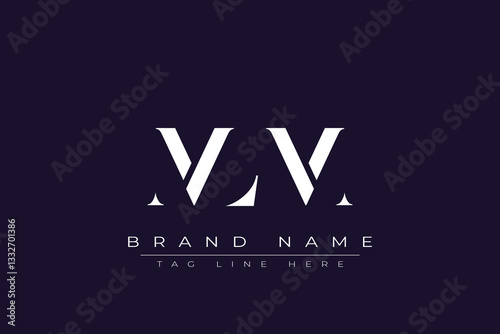 MLM abstract letter logo design. This logo is designed by three abstract letters.