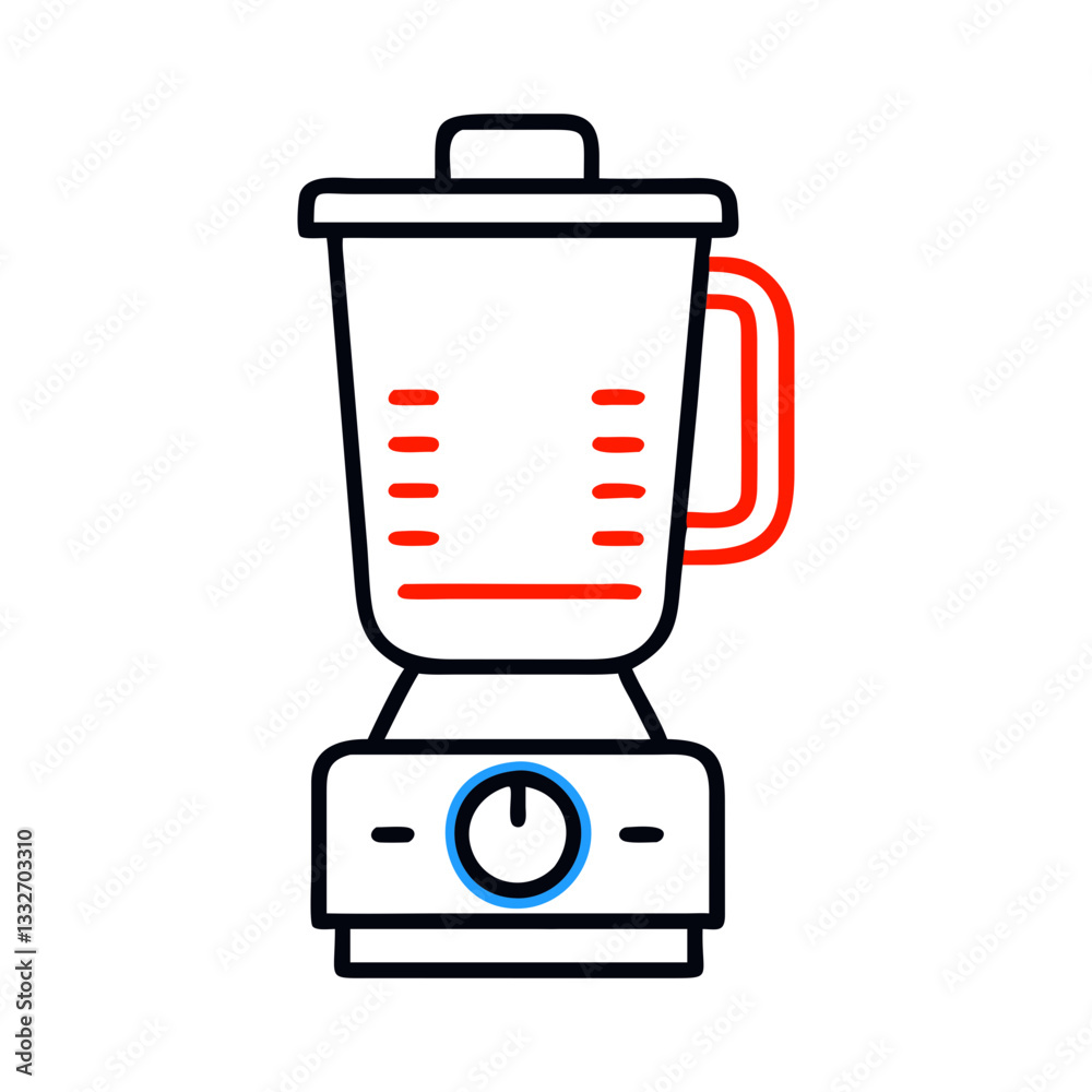 blender icon, blender flat illustration - simple vector illustration of blender , perfect for icons and logos blender icon, blender flat illustration - simple vector illustration of blender , perfect for icons and logos