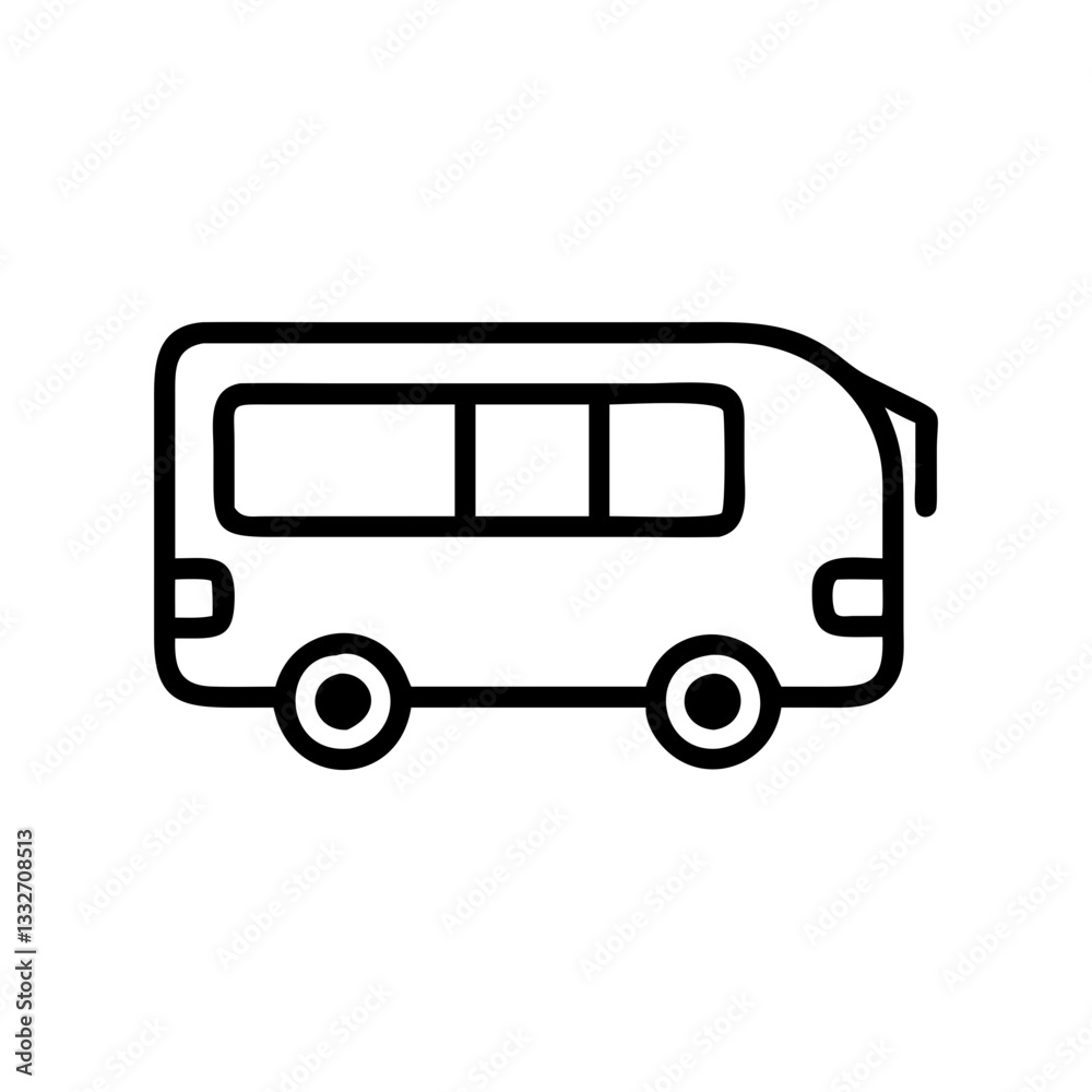 bus icon, bus flat illustration - simple vector illustration of bus , perfect for icons and logos bus icon, bus flat illustration - simple vector illustration of bus , perfect for icons and logos