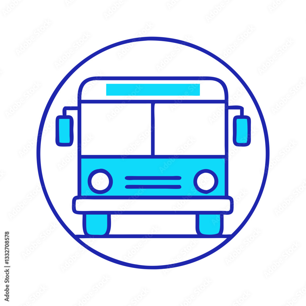bus icon, bus flat illustration - simple vector illustration of bus , perfect for icons and logos bus icon, bus flat illustration - simple vector illustration of bus , perfect for icons and logos