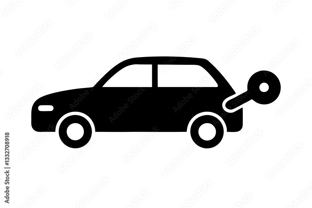 Car Key Icon – Flat Vehicle or Automobile Key Symbol for Apps and UI Design
Car Key Icon – Flat Vehicle or Automobile Key Symbol for Apps and UI Design