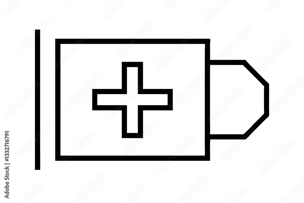 European Green Cross Pharmacy Sign Icon – Line Art Medical Symbol
European Green Cross Pharmacy Sign Icon – Line Art Medical Symbol