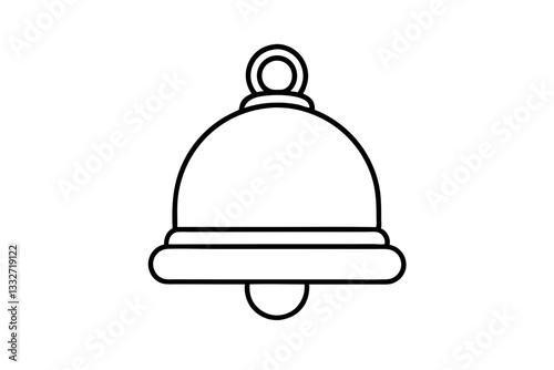 Handbell Service Ringer Vector Illustration for Religious Ceremonies


