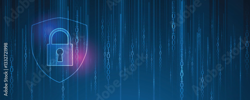 Cyber security abstract  technology background